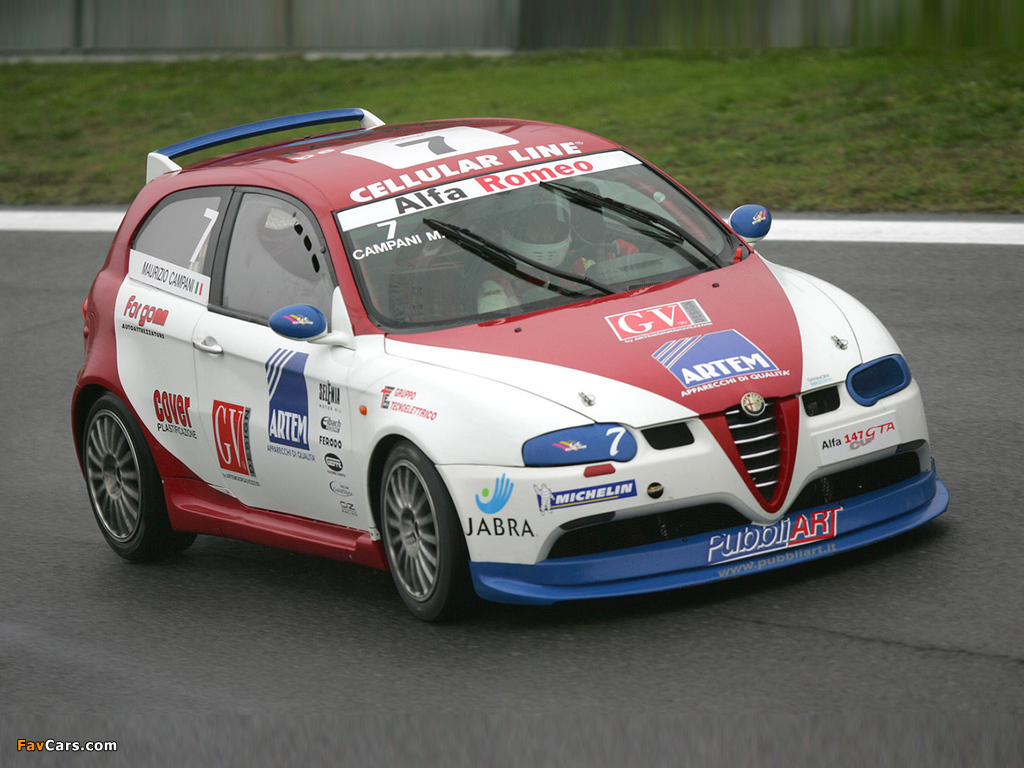 Alfa Romeo 147 GTA Cup SE092 (2003–2005) pictures (1024 x 768)