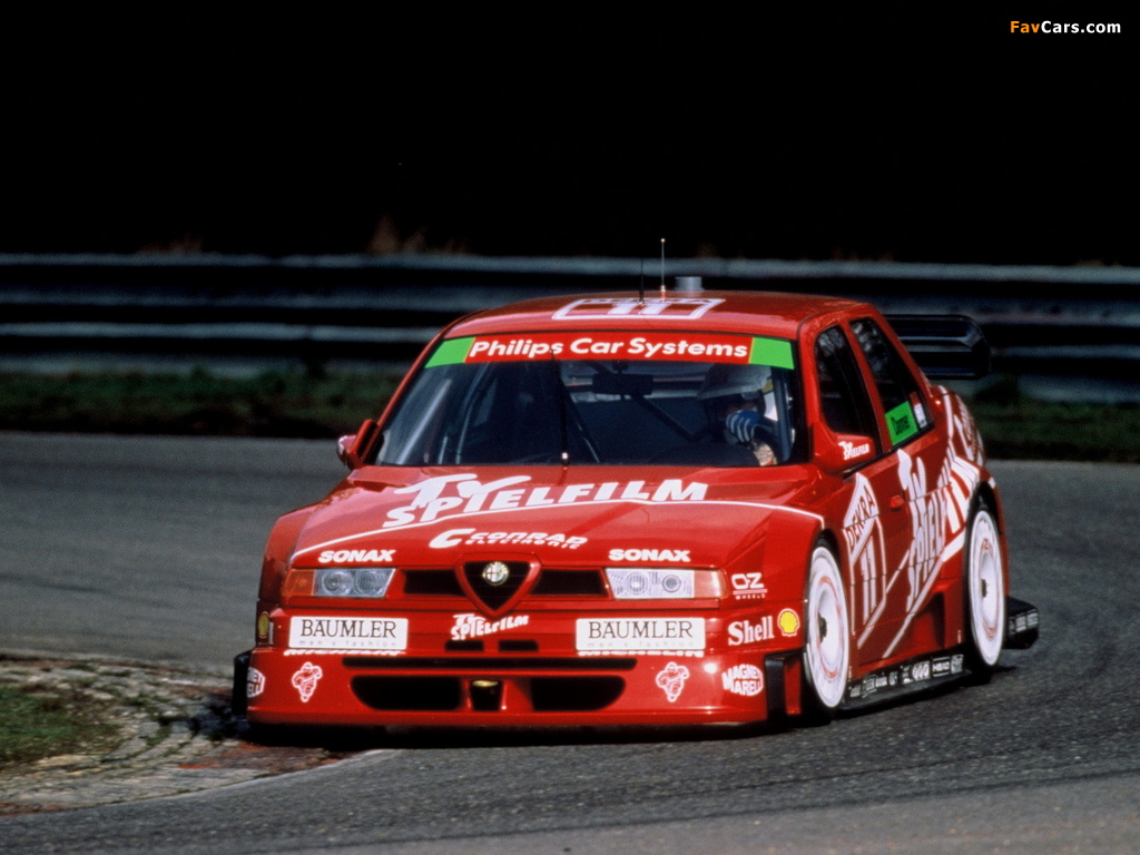 Alfa Romeo 155 2.5 V6 TI DTM SE057 (1994) photos (1024 x 768)