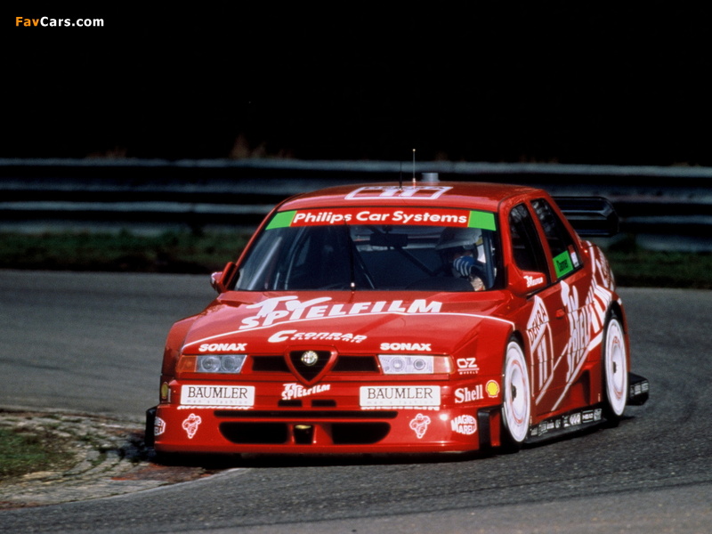 Alfa Romeo 155 2.5 V6 TI DTM SE057 (1994) photos (800 x 600)