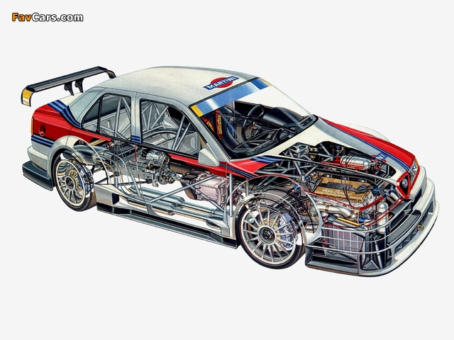 Alfa Romeo 155 2.5 V6 TI DTM SE062 (1995) photos (640 x 480)