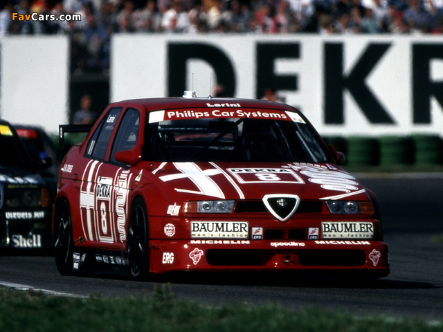 Photos of Alfa Romeo 155 2.5 V6 TI DTM SE052 (1993) (640 x 480)