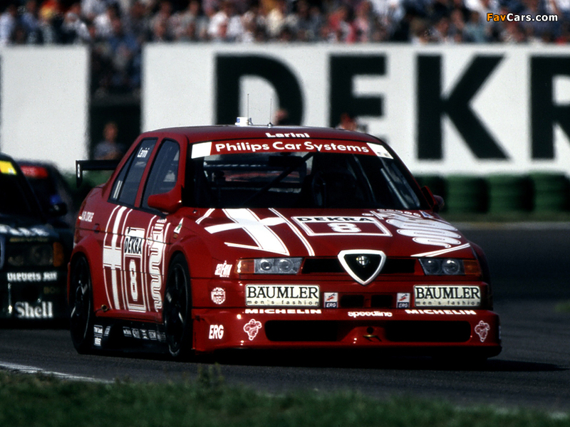 Photos of Alfa Romeo 155 2.5 V6 TI DTM SE052 (1993) (800 x 600)