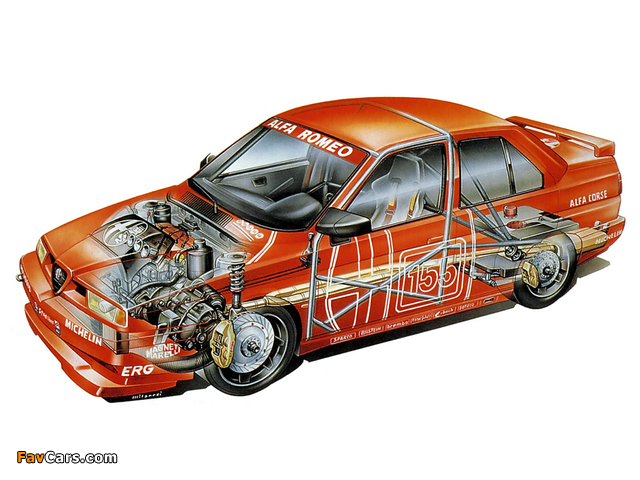 Pictures of Alfa Romeo 155 2.0 TS D2 Silverstone SE058 (1994) (640 x 480)