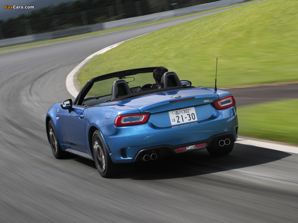 Abarth 124 spider JP-spec (348) 2016 wallpapers (1024 x 768)