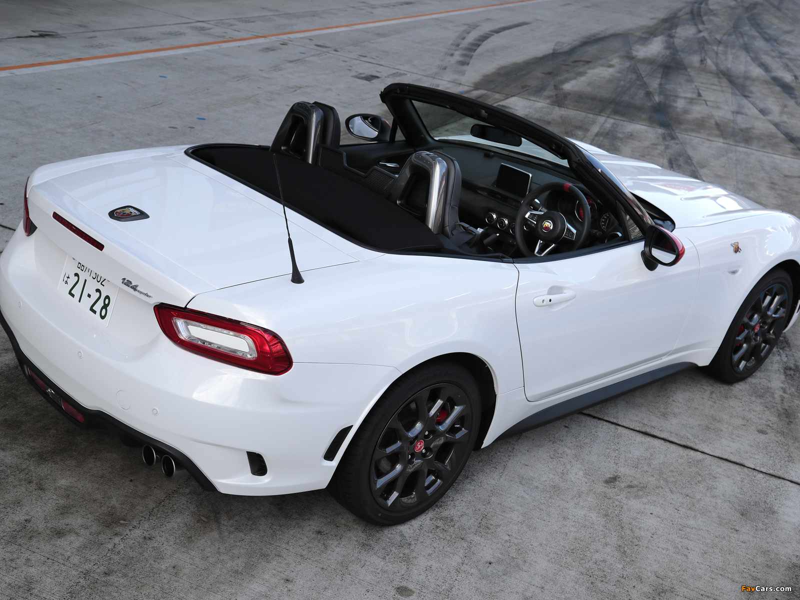 Abarth 124 spider JP-spec (348) 2016 wallpapers (1600 x 1200)