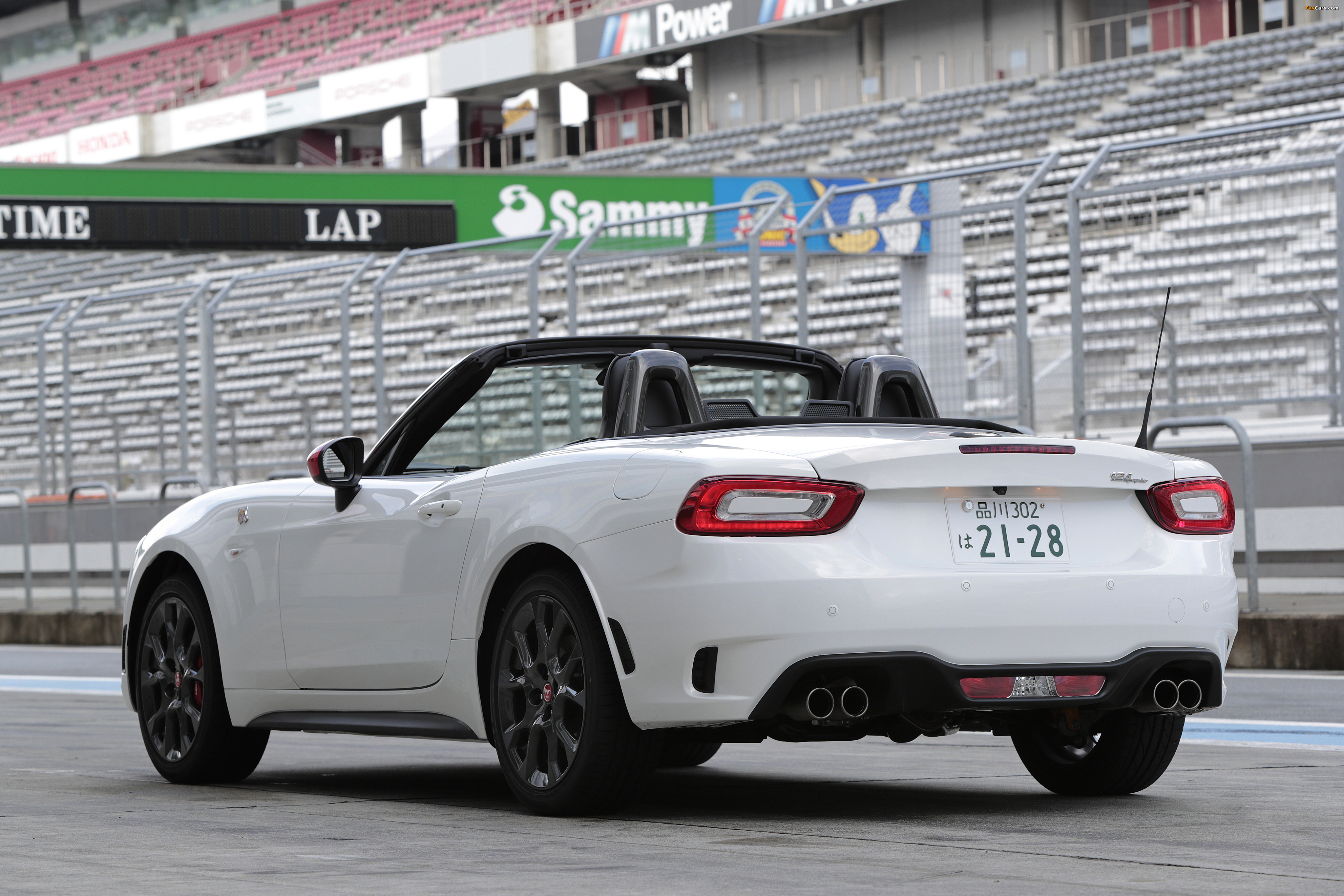 Abarth 124 spider JP-spec (348) 2016 wallpapers (4096 x 2731)
