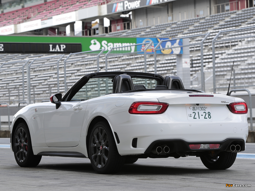 Abarth 124 spider JP-spec (348) 2016 wallpapers (1024 x 768)