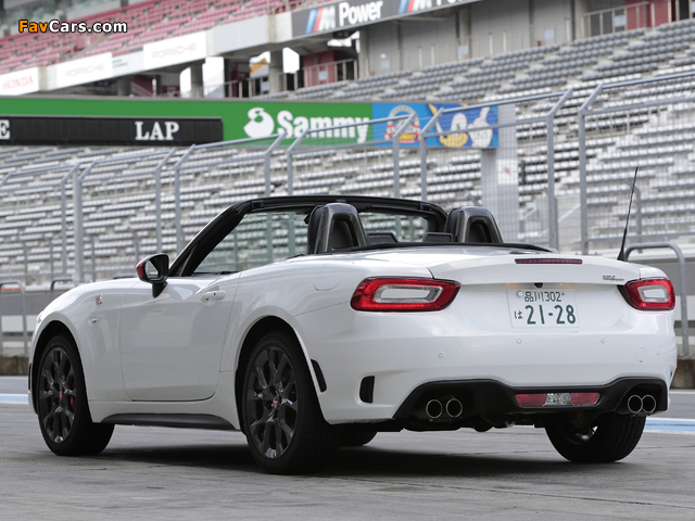 Abarth 124 spider JP-spec (348) 2016 wallpapers (640 x 480)