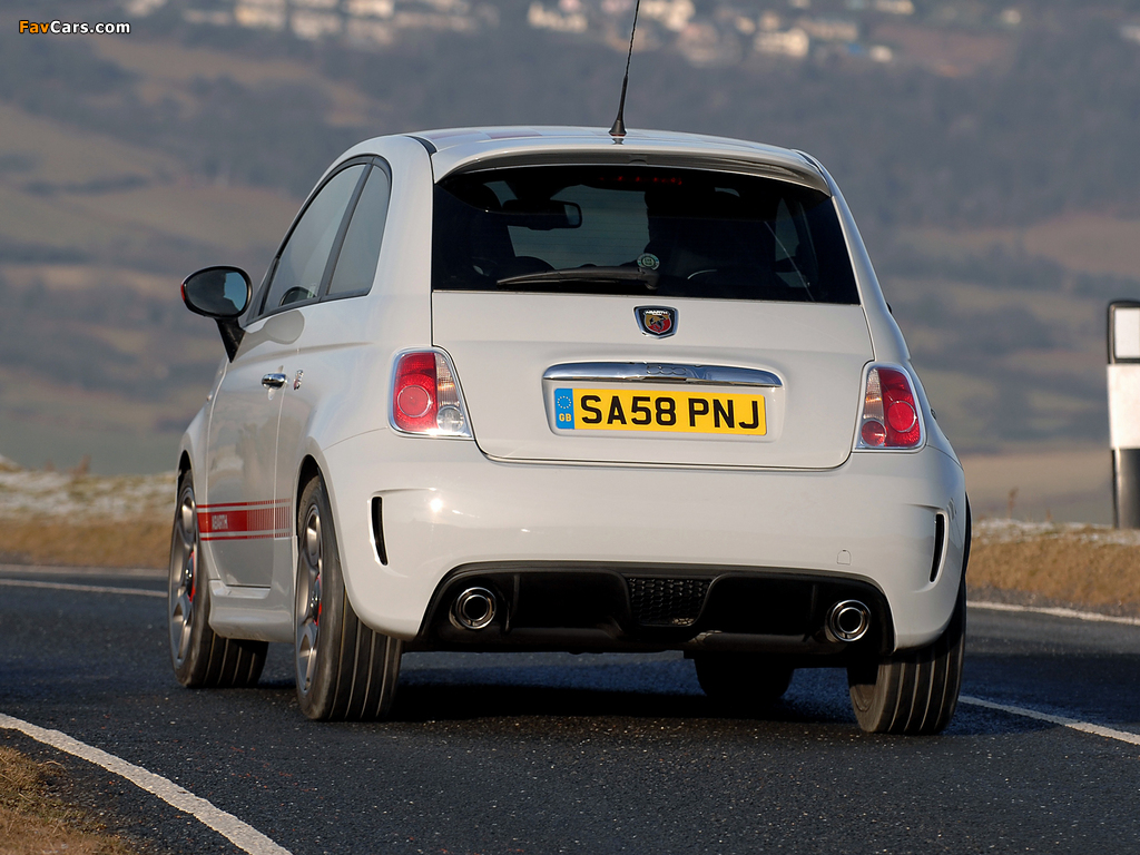 Abarth 500 UK-spec (2009) images (1024 x 768)