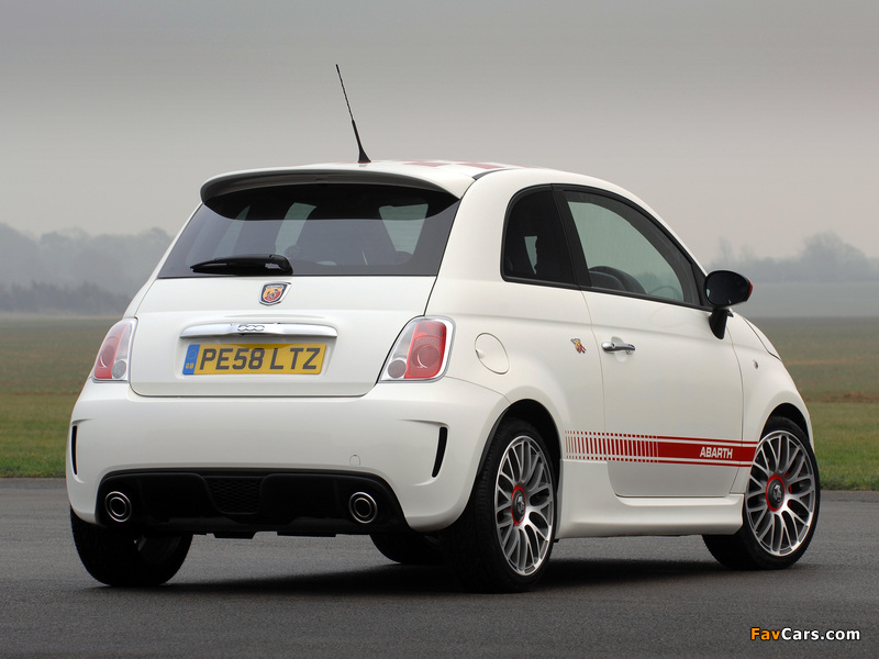 Abarth 500 UK-spec (2009) wallpapers (800 x 600)