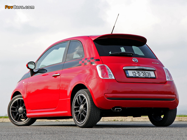 Images of Fiat 500 TwinAir by Abarth UK-spec (2012) (640 x 480)