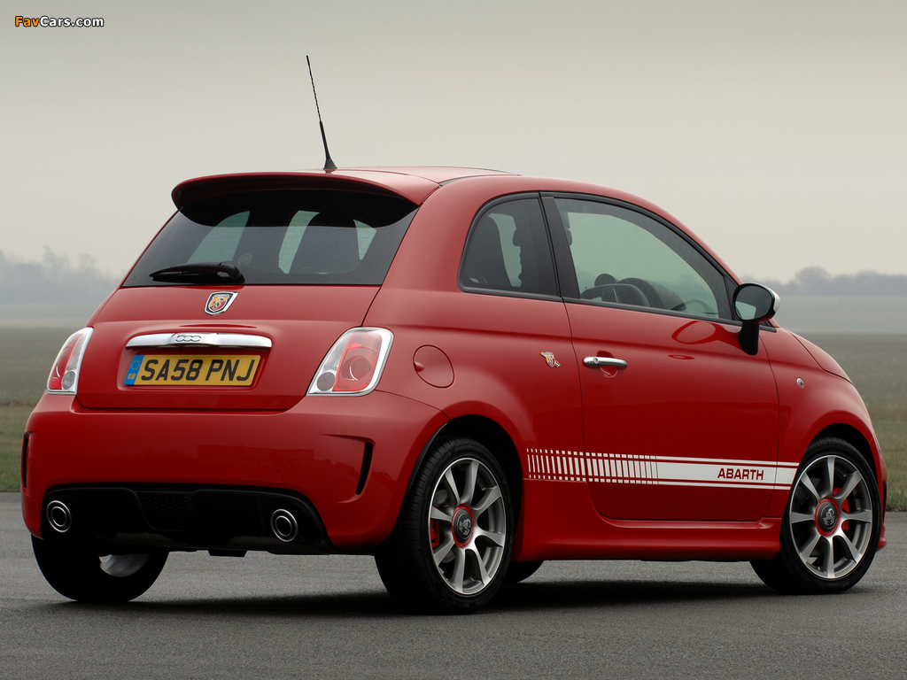 Photos of Abarth 500 UK-spec (2009) (1024 x 768)