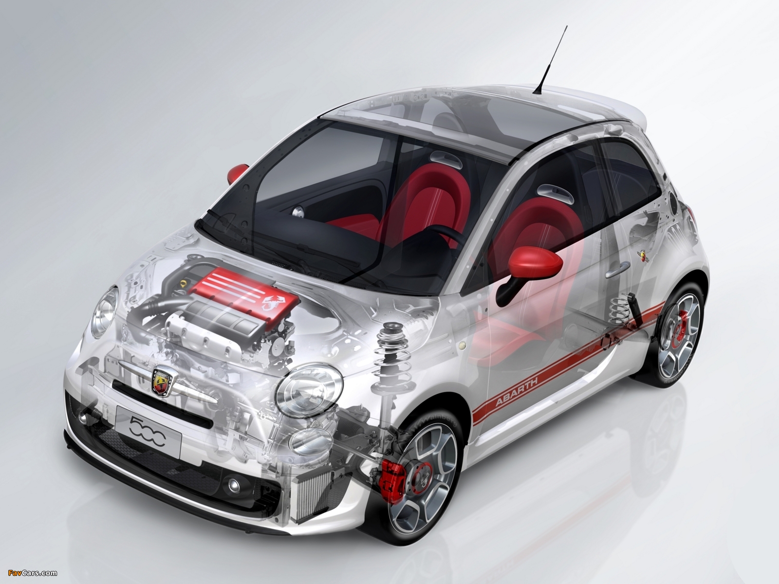 Abarth 500 (2008) wallpapers (1600 x 1200)
