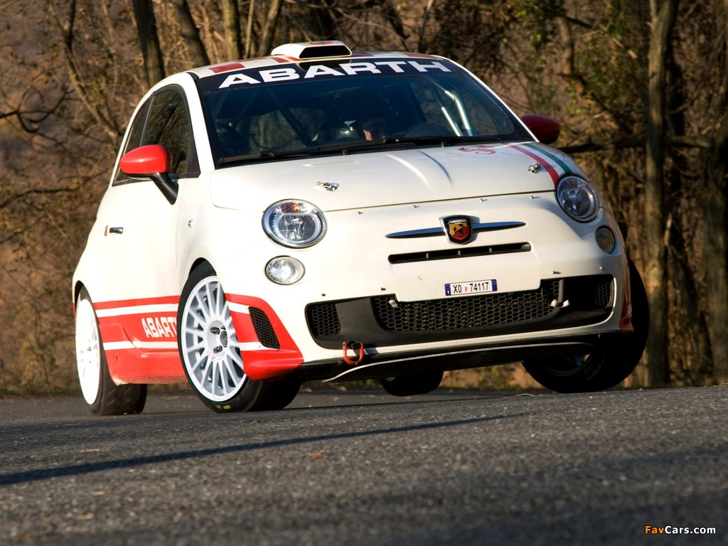 Abarth 500 R3T (2009) wallpapers (1024 x 768)