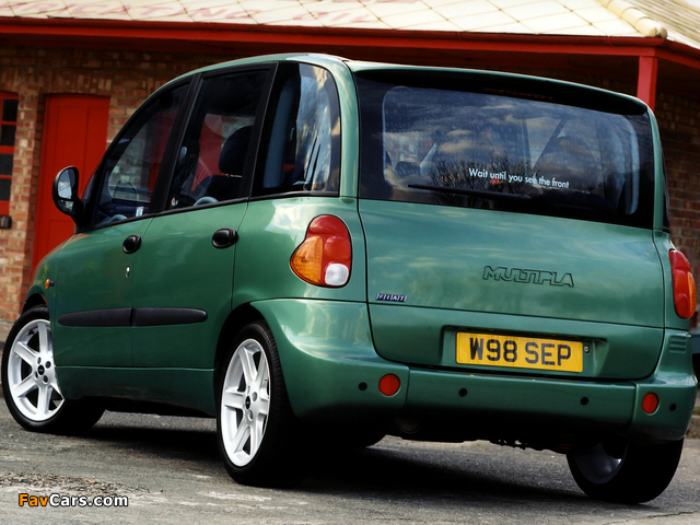 Images of Fiat Multipla Abarth Look UK-spec (2000–2001) (640 x 480)