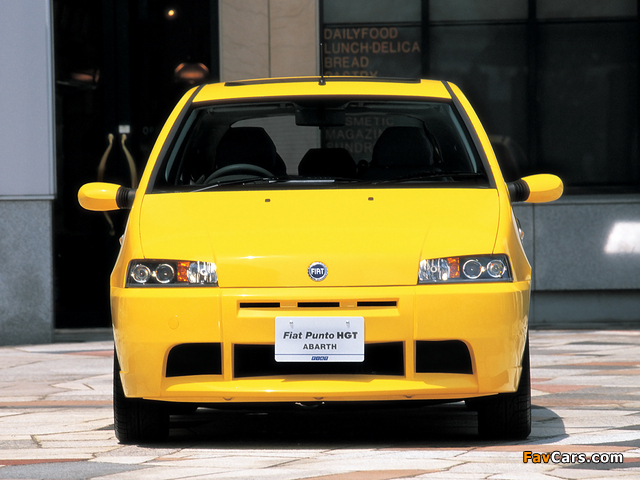Fiat Punto HGT Abarth JP-spec 188 (2001–2003) photos (640 x 480)