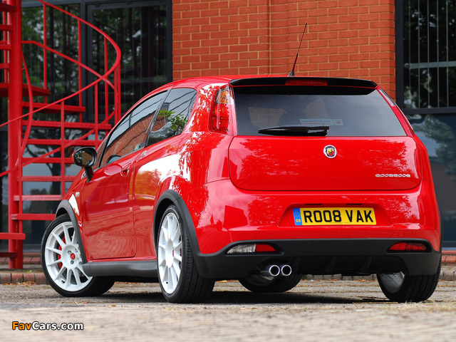 Abarth Grande Punto esseesse UK-spec 199 (2008–2010) images (640 x 480)