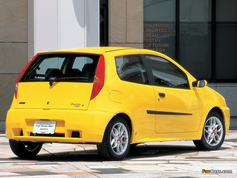 Fiat Punto HGT Abarth JP-spec 188 (2001–2003) wallpapers (800 x 600)