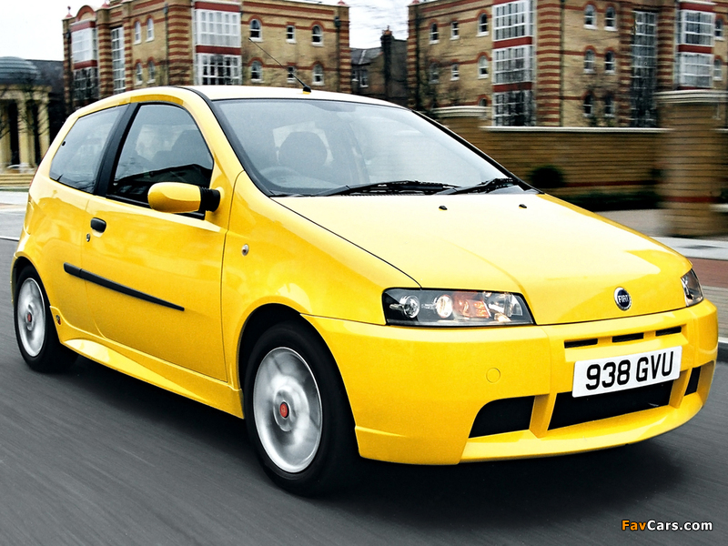 Pictures of Fiat Punto HGT Abarth UK-spec 188 (2001–2003) (800 x 600)