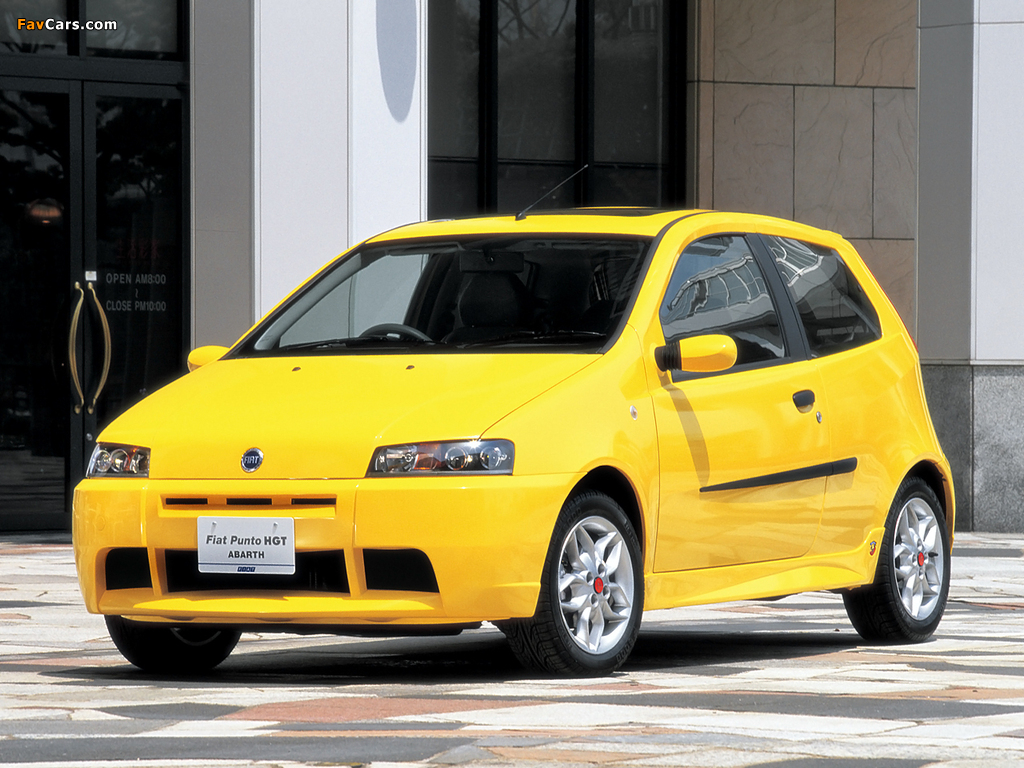 Pictures of Fiat Punto HGT Abarth JP-spec 188 (2001–2003) (1024 x 768)