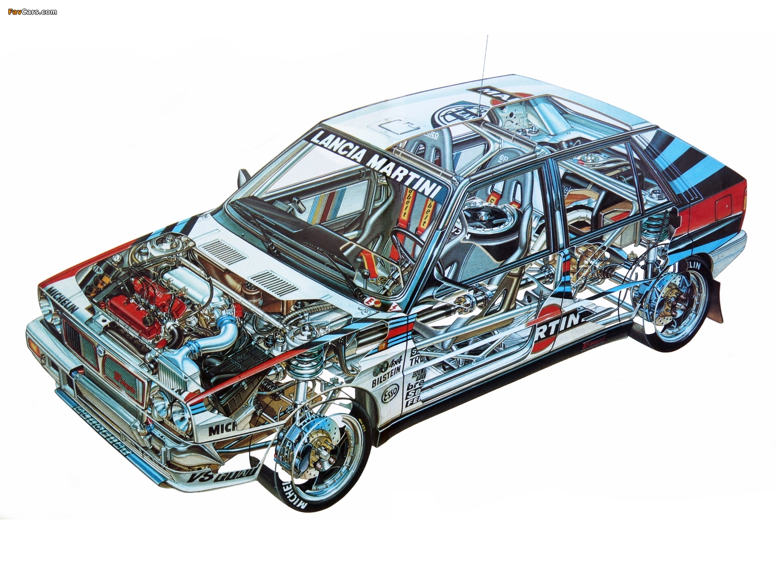 Lancia Delta HF Integrale Gruppo A SE044 (1988–1989) wallpapers (1600 x 1200)