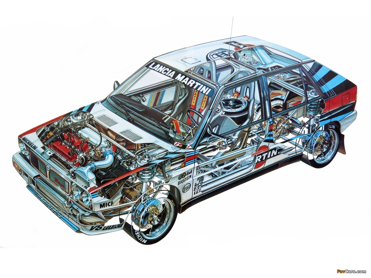 Lancia Delta HF Integrale Gruppo A SE044 (1988–1989) wallpapers (1280 x 960)