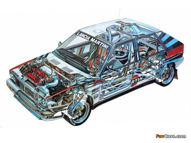 Lancia Delta HF Integrale Gruppo A SE044 (1988–1989) wallpapers (640 x 480)