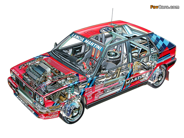 Lancia Delta HF Integrale 16v Gruppo A SE045 (1989–1991) wallpapers (640 x 480)