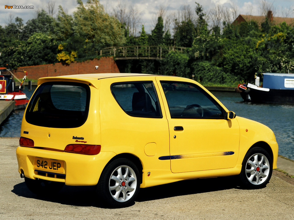 Fiat Seicento Sporting Abarth UK-spec (1998–2001) pictures (1024 x 768)