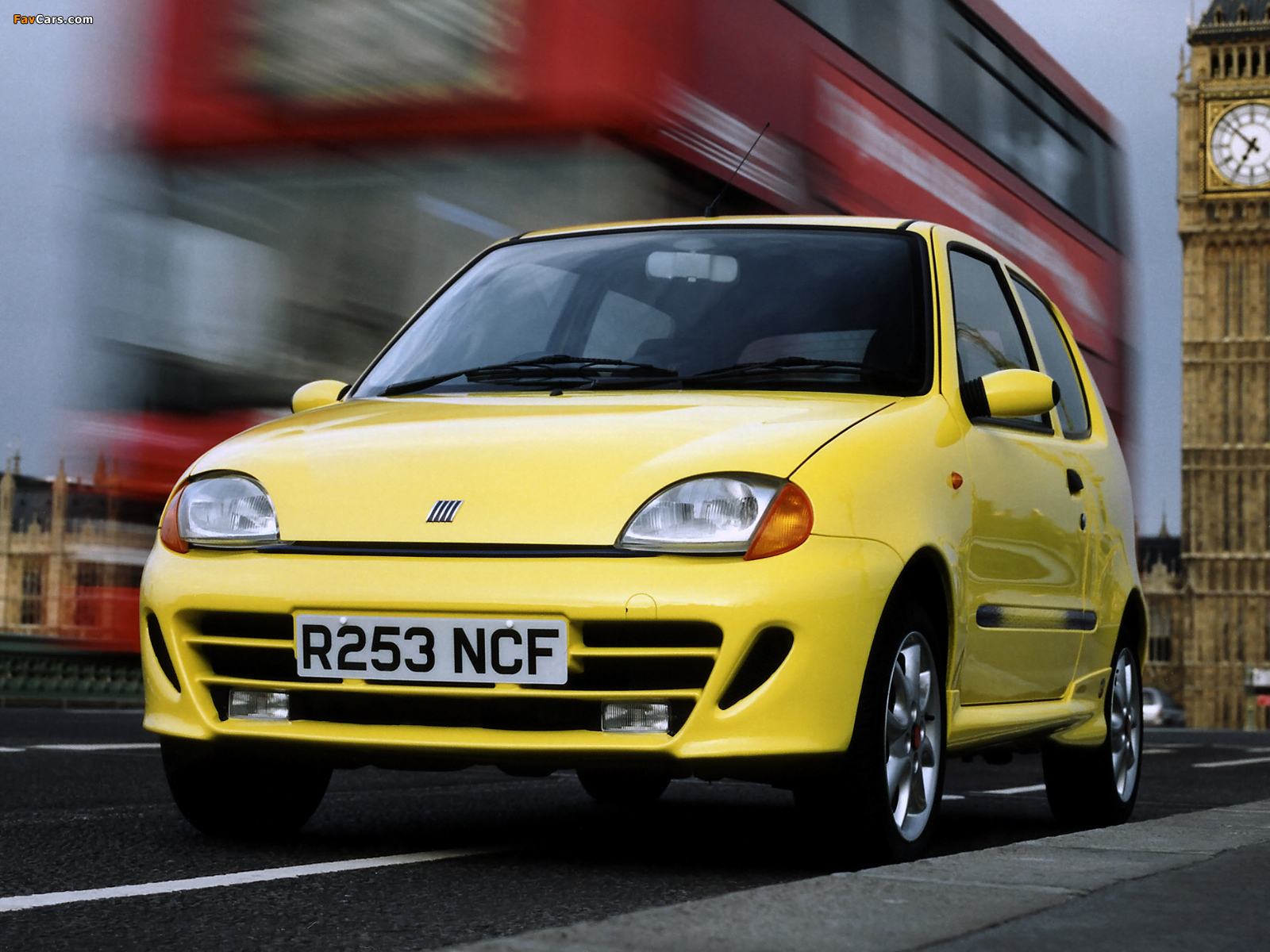 Fiat Seicento Sporting Abarth UK-spec (1998–2001) wallpapers (1600 x 1200)
