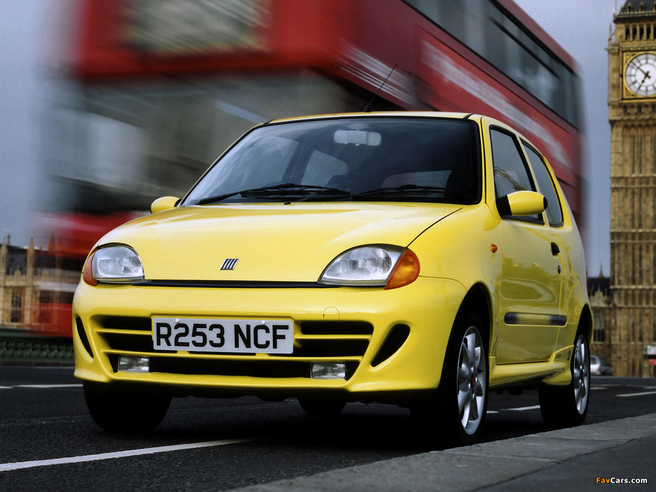 Fiat Seicento Sporting Abarth UK-spec (1998–2001) wallpapers (1280 x 960)