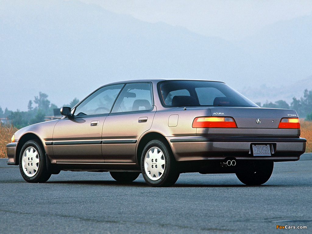 Photos of Acura Integra Sedan (1990–1993) (1024 x 768)