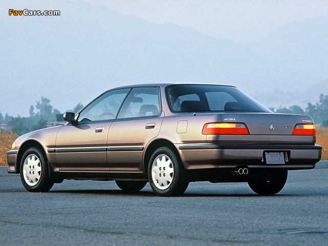 Photos of Acura Integra Sedan (1990–1993) (640 x 480)