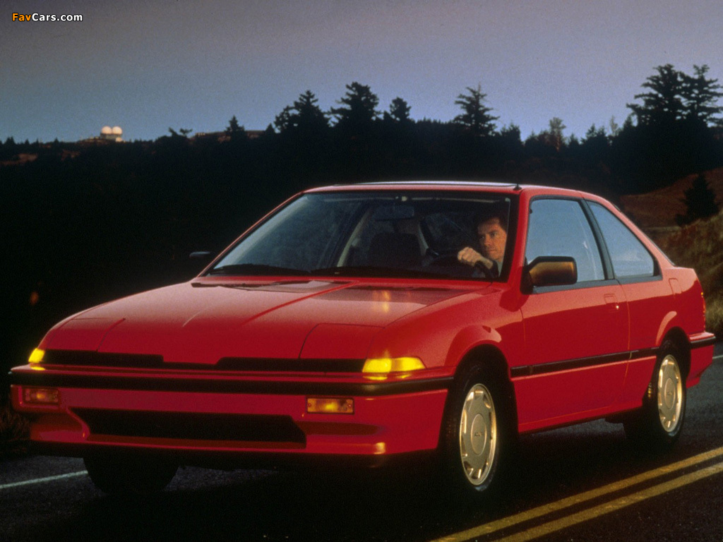 Pictures of Acura Integra 3-door (1986–1989) (1024 x 768)