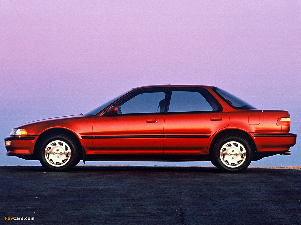Pictures of Acura Integra Sedan (1990–1993) (1024 x 768)