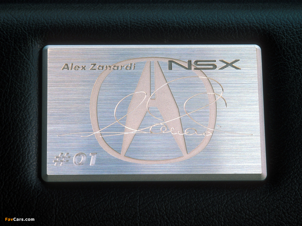 Acura NSX Alex Zanardi Edition (1999) pictures (1024 x 768)