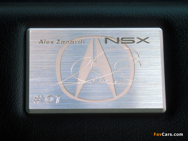 Acura NSX Alex Zanardi Edition (1999) pictures (640 x 480)