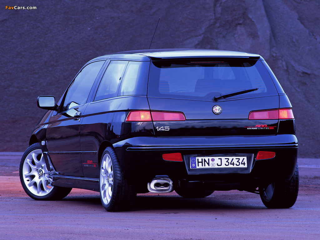 Alfa Romeo 145 Limited 500 930A (2000) wallpapers (1024 x 768)