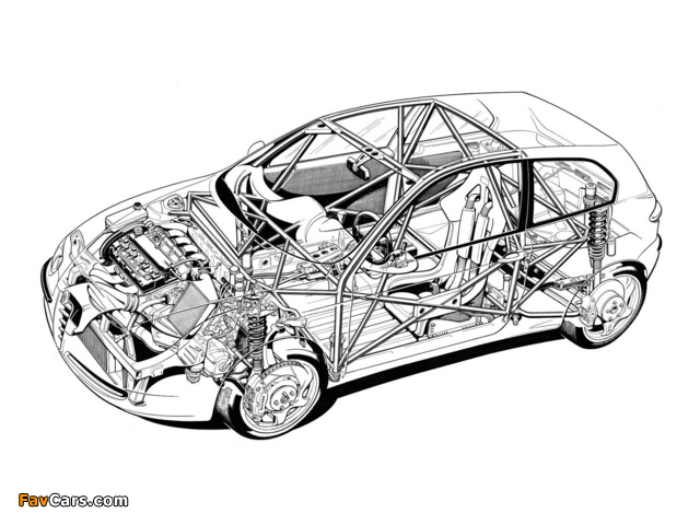 Alfa Romeo 147 Super Produzione Concept SE087 (2000) images (640 x 480)