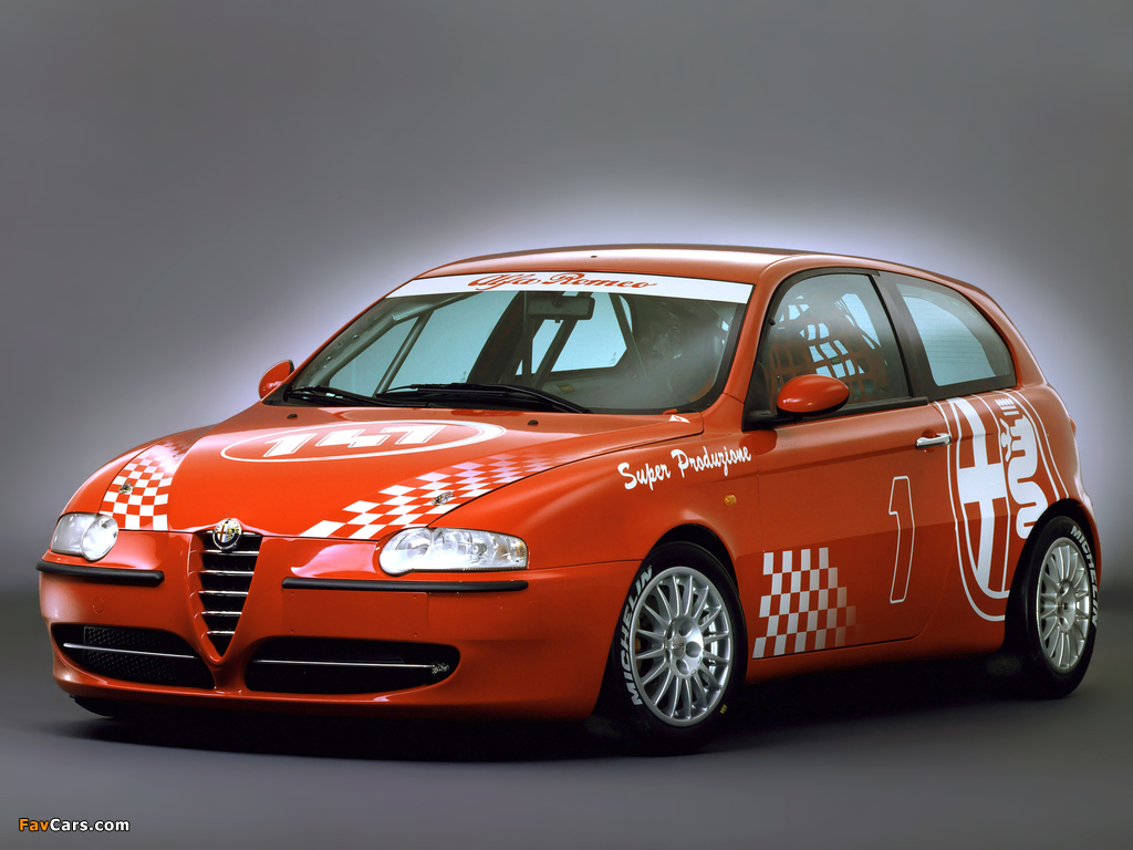 Alfa Romeo 147 Super Produzione Concept SE087 (2000) photos (1024 x 768)