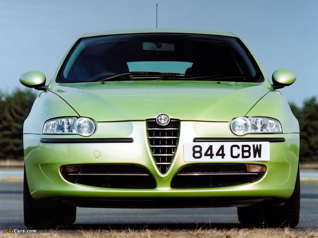 Alfa Romeo 147 3-door UK-spec 937A (2001–2004) images (1024 x 768)