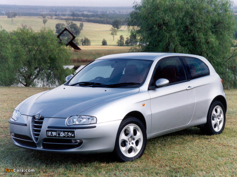 Alfa Romeo 147 3-door AU-spec 937A (2001–2004) pictures (800 x 600)