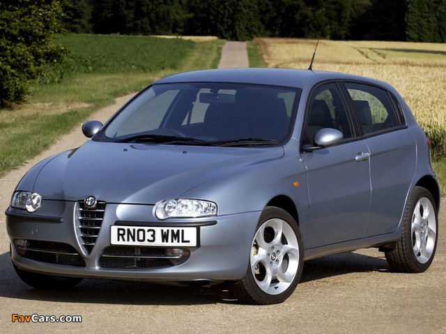 Alfa Romeo 147 5-door UK-spec 937B (2001–2004) wallpapers (640 x 480)