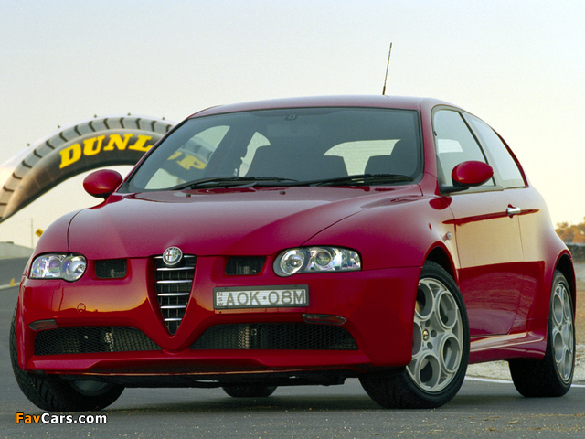 Alfa Romeo 147 GTA AU-spec 937A (2003–2005) images (640 x 480)