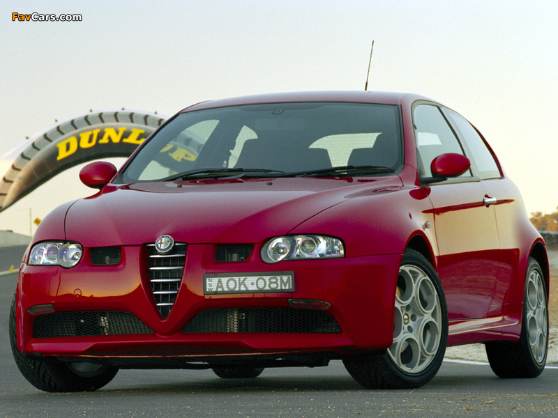 Alfa Romeo 147 GTA AU-spec 937A (2003–2005) images (800 x 600)