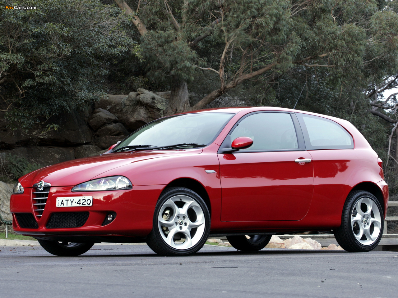 Alfa Romeo 147 3-door AU-spec 937A (2005–2009) images (1280 x 960)