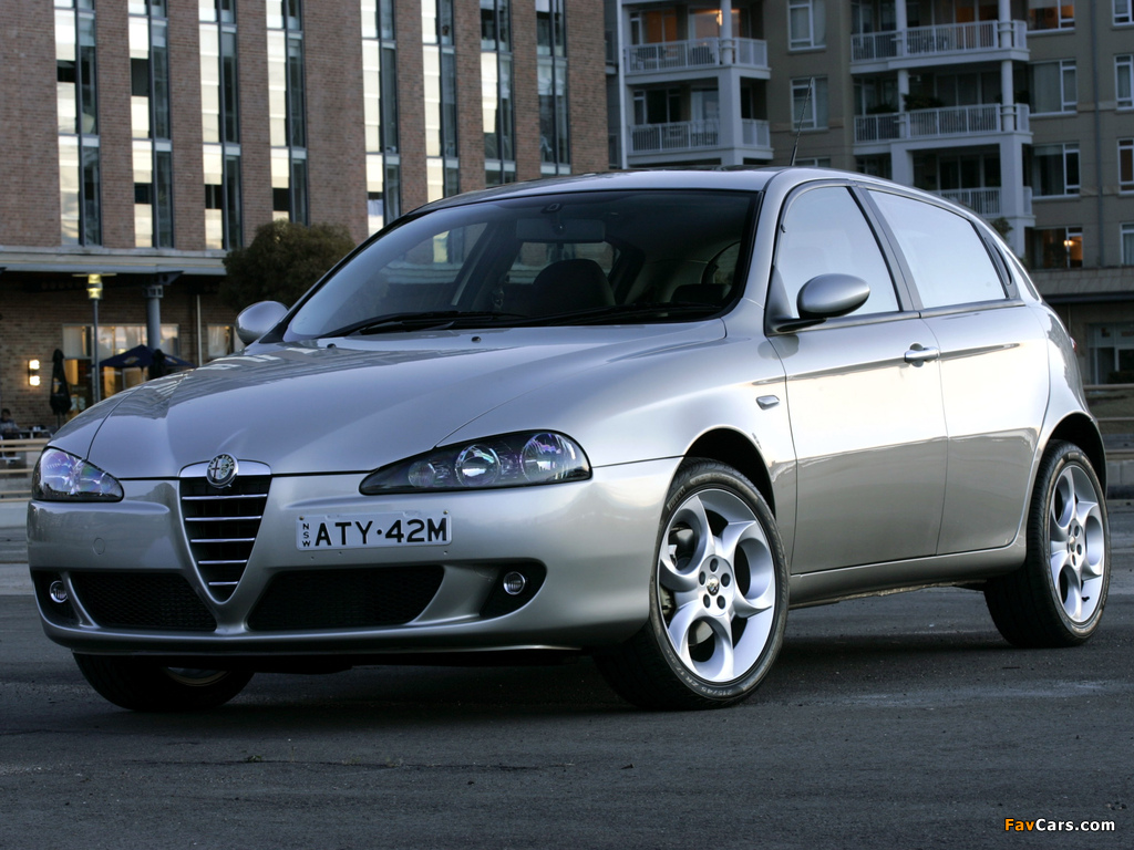 Alfa Romeo 147 5-door AU-spec 937B (2005–2009) images (1024 x 768)