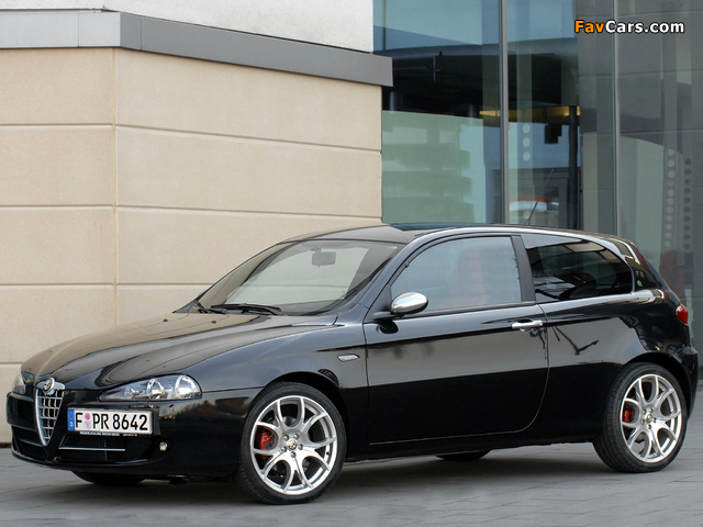 Alfa Romeo 147 Quadrifoglio Verde 937A (2008–2009) photos (640 x 480)