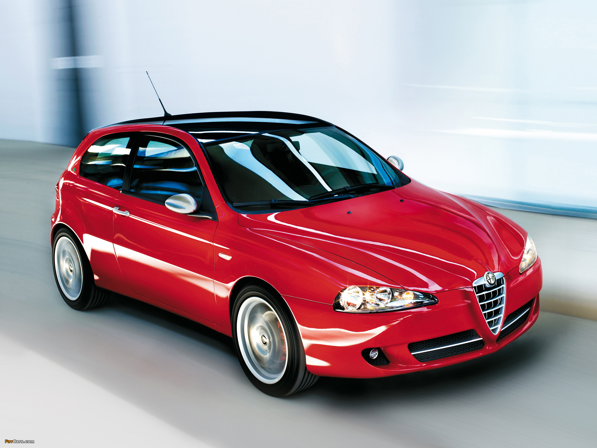 Alfa Romeo 147 Quadrifoglio Verde 937A (2008–2009) wallpapers (2048 x 1536)