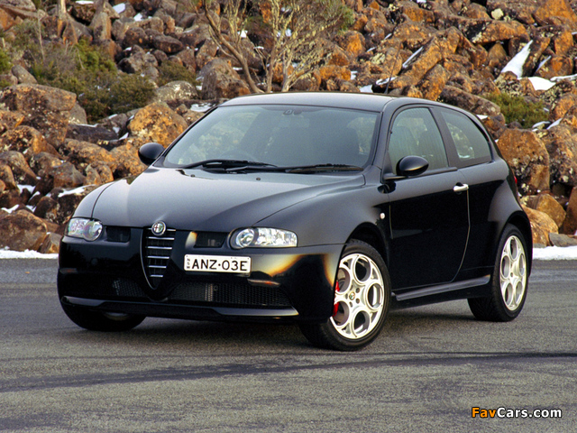 Photos of Alfa Romeo 147 GTA AU-spec 937A (2003–2005) (640 x 480)